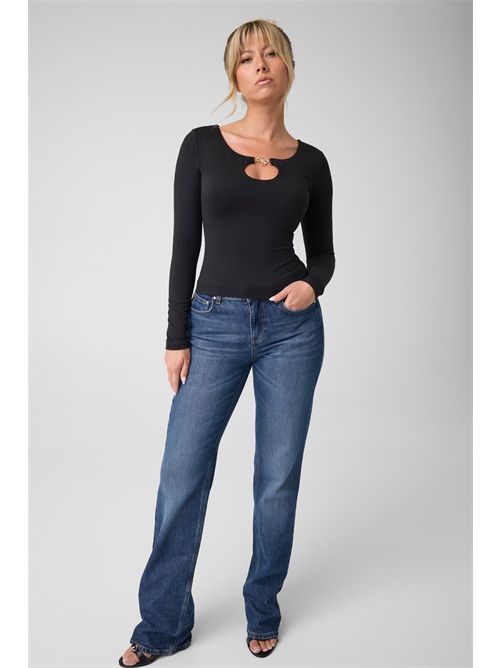 Top con dettagli gioiello GUESS | W6BP27K6288/JBLK